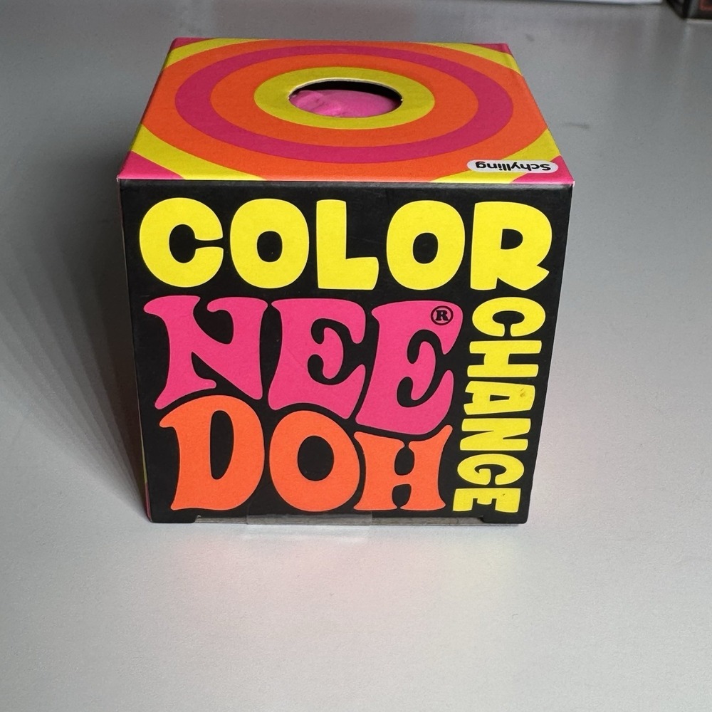 NEW!! NeeDoh Color Change Stress Reliever Squeeze Ball | Schylling | Pink
